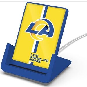 Los Angeles Rams Wireless Charger,15W fast charge Soar brand,box alittle smashed